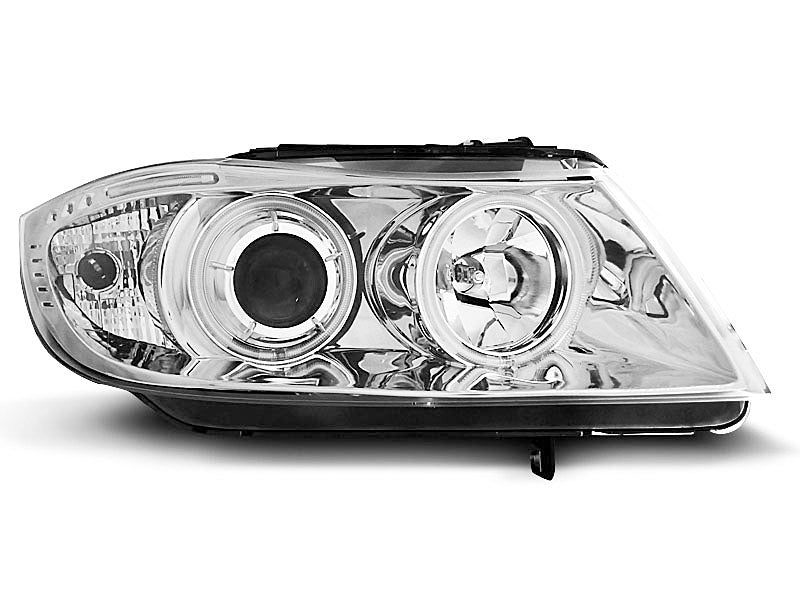 Tuning-Tec CCFL Angel Eyes Scheinwerfer für BMW 3er E90/E91 05-08 chrom