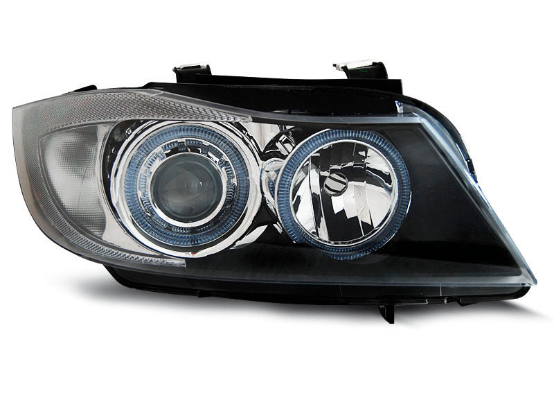 Tuning-Tec Angel Eyes Scheinwerfer für BMW 3er E90/E91 05-08 schwarz