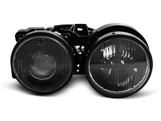 Tuning-Tec Scheinwerfer für BMW 3er E30 82-94 schwarz mit Fadenkreuz