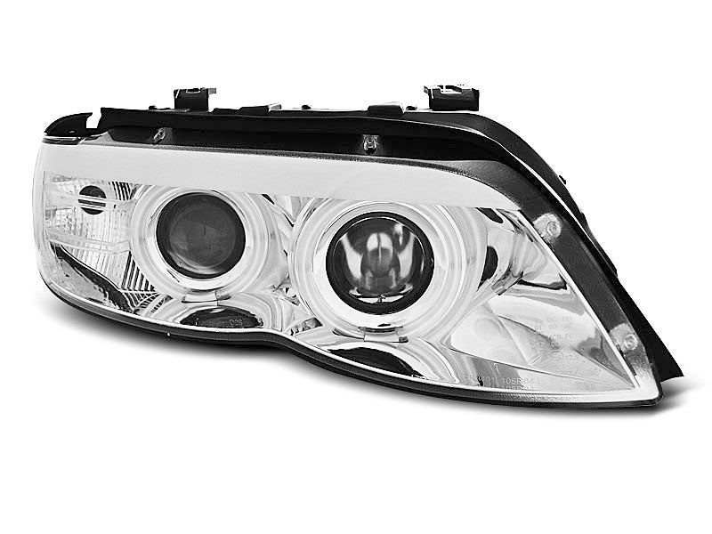 Tuning-Tec Xenon CCFL Angel Eyes Scheinwerfer für BMW X5 E53 99-03 chrom