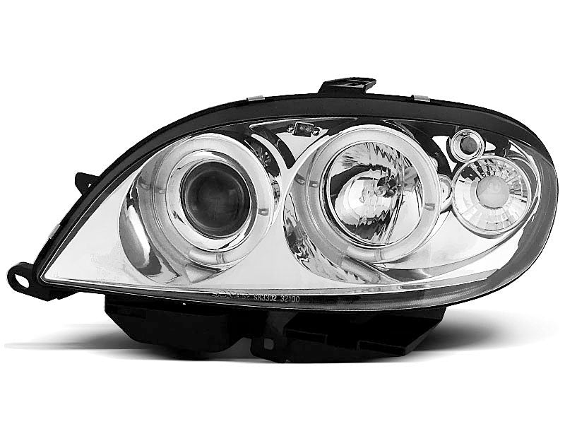 Tuning-Tec LED Angel Eyes Scheinwerfer für Citroen Saxo 99-03 chrom