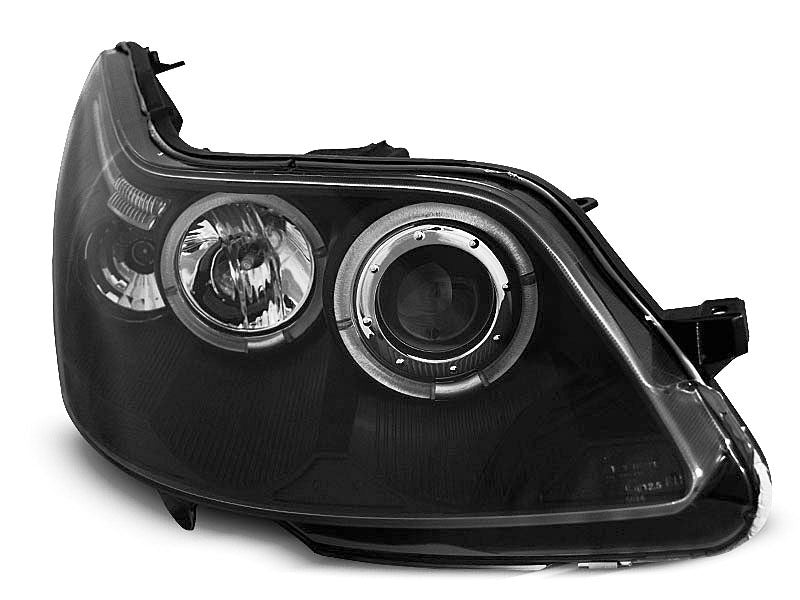 Tuning-Tec LED Angel Eyes Scheinwerfer für Citroen C4 04-10 schwarz