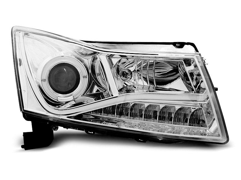 Tuning-Tec LED Tagfahrlicht Scheinwerfer für Chevrolet Cruze 09-12 chrom