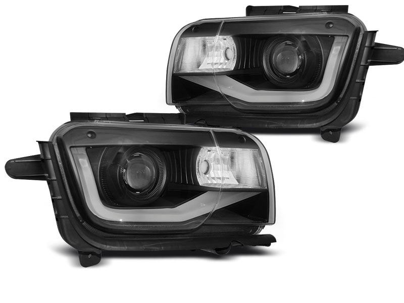 Tuning-Tec LED Tagfahrlicht Scheinwerfer für Chevrolet Camaro 09-13 schwarz LTI