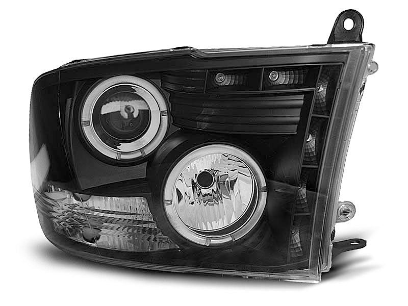 Tuning-Tec LED Angel Eyes Scheinwerfer für Dodge RAM 09-18 schwarz