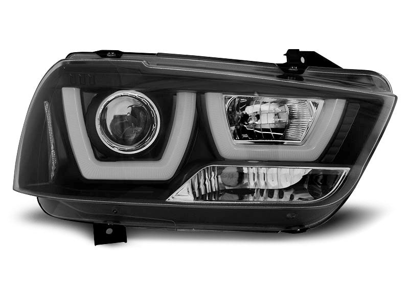 Tuning-Tec LED Angel Eyes Scheinwerfer für Dodge Charger LX II 11-15 schwarz LTI