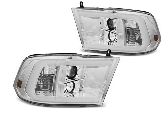 Tuning-Tec LED Tagfahrlicht Scheinwerfer für Dodge RAM 09-18 chrom
