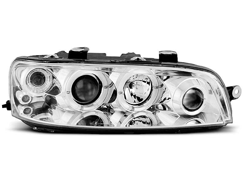 Tuning-Tec LED Angel Eyes Scheinwerfer für Fiat Punto 2 99-03 chrom