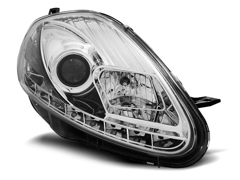 Tuning-Tec LED Tagfahrlicht Scheinwerfer für Fiat Grande Punto 08-09 chrom