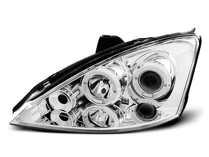 Tuning-Tec LED Angel Eyes Scheinwerfer für Ford Focus 1 98-01 chrom