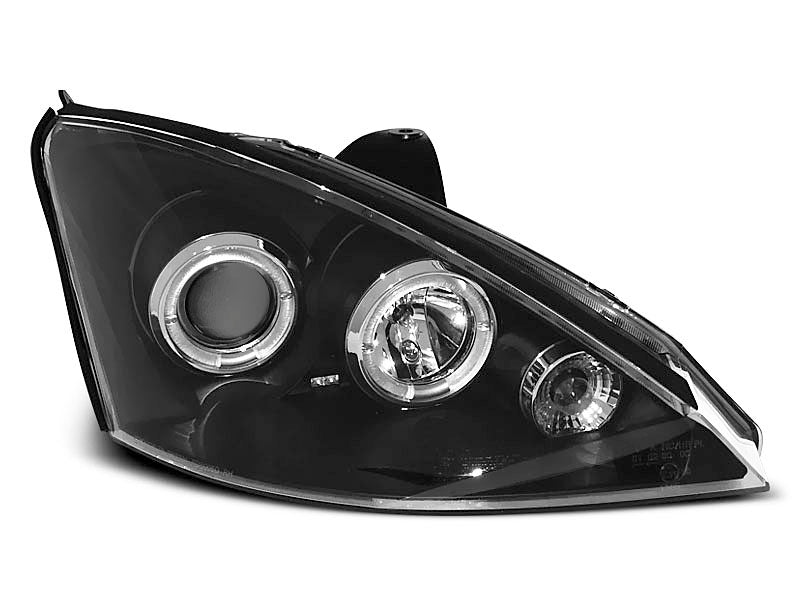 Tuning-Tec LED Angel Eyes Scheinwerfer für Ford Focus 1 98-01 schwarz