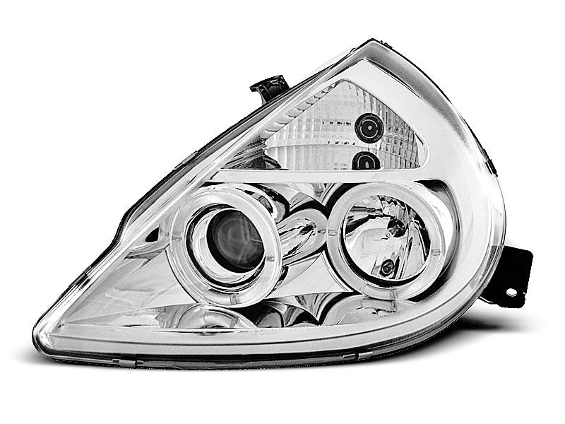 Tuning-Tec LED Angel Eyes Scheinwerfer für Ford KA 96-08 chrom