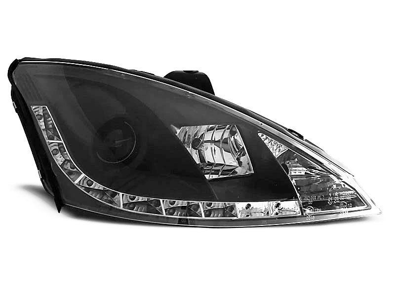 Tuning-Tec LED Tagfahrlicht Scheinwerfer für Ford Focus 98-01 schwarz