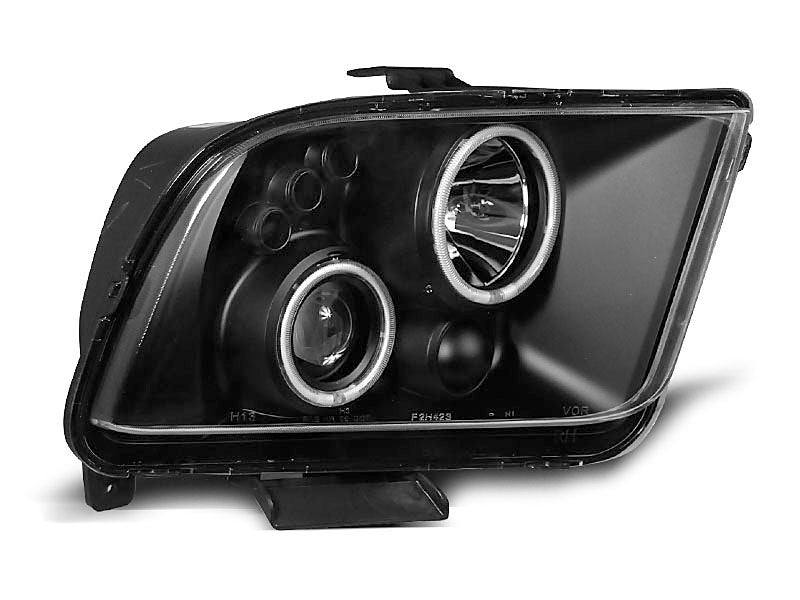 Tuning-Tec LED Angel Eyes Scheinwerfer für Ford Mustang IV 04-09 schwarz
