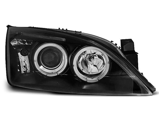 Tuning-Tec LED Angel Eyes Scheinwerfer für Ford Mondeo 00-07 schwarz