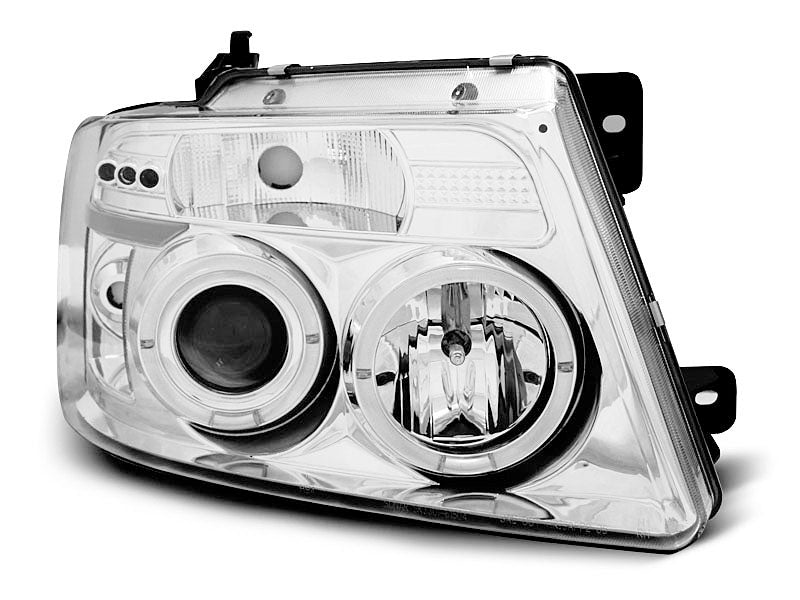 Tuning-Tec LED Angel Eyes Scheinwerfer für Ford F150 MK11 04-08 chrom