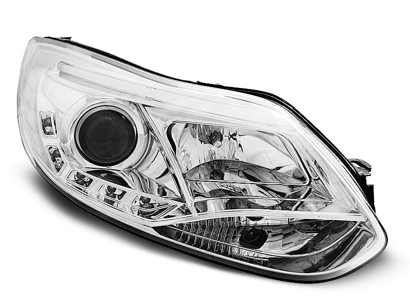 Tuning-Tec LED Tagfahrlicht Scheinwerfer für Ford Focus MK3 11-14 chrom