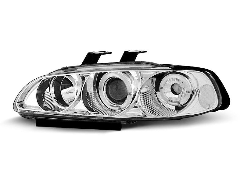 Tuning-Tec LED Angel Eyes Scheinwerfer für Honda Civic 4 Türer 91-95 chrom