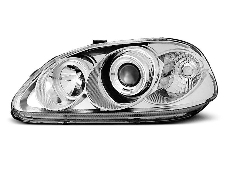 Tuning-Tec LED Angel Eyes Scheinwerfer für Honda Civic 95-99 chrom