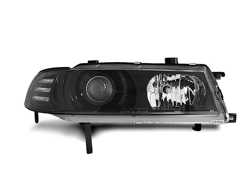 Tuning-Tec LED Angel Eyes Scheinwerfer für Honda Prelude 92-97 schwarz