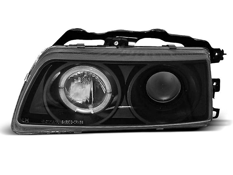 Tuning-Tec LED Angel Eyes Scheinwerfer für Honda CRX 87-89 schwarz