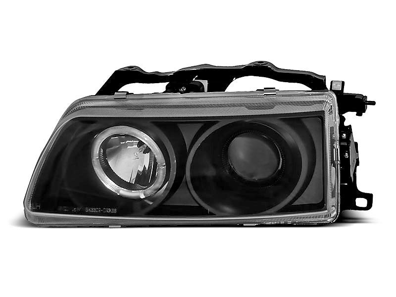 Tuning-Tec LED Angel Eyes Scheinwerfer für Honda CRX 90-92 schwarz