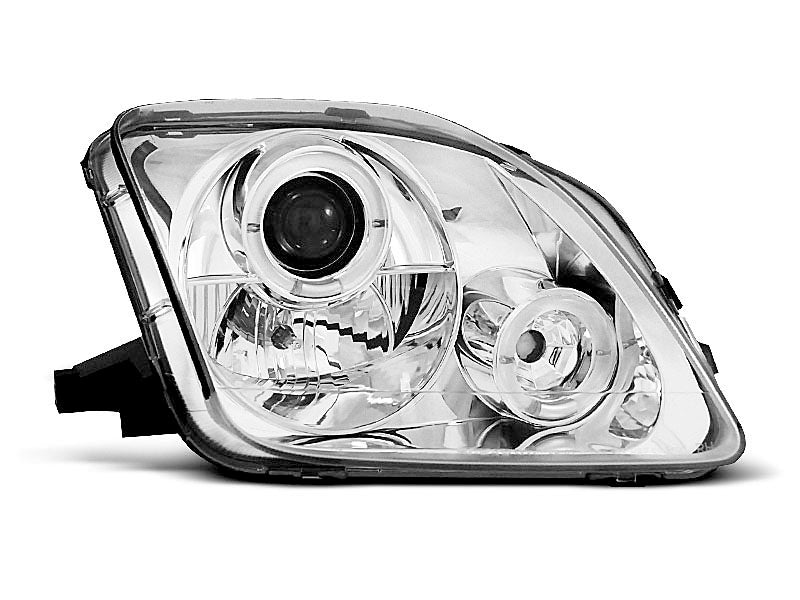 Tuning-Tec LED Angel Eyes Scheinwerfer für Honda Prelude 97-01 chrom