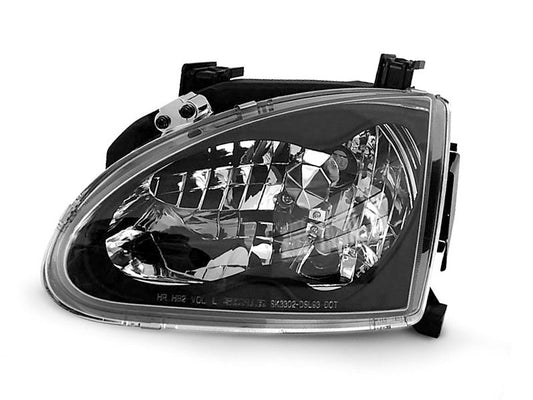 Tuning-Tec Scheinwerfer für Honda CRX Del Sol 92-97 schwarz