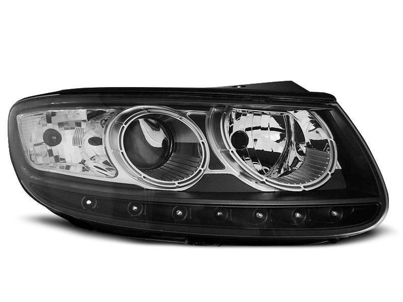 Tuning-Tec LED Tagfahrlicht Scheinwerfer für Hyundai Santa Fe 06-12 schwarz