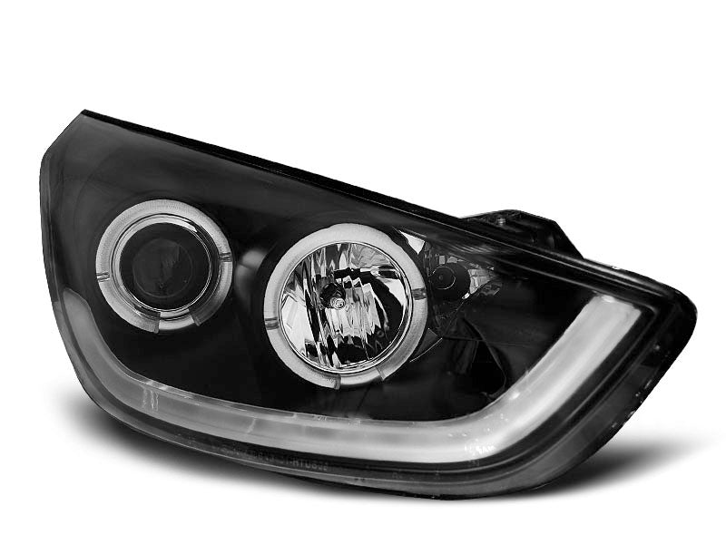 Tuning-Tec LED Tagfahrlicht Scheinwerfer für Hyundai Tucson / IX35 10-13 schwarz