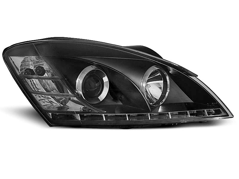 Tuning-Tec LED Tagfahrlicht Scheinwerfer für Kia Ceed I 06-09 schwarz