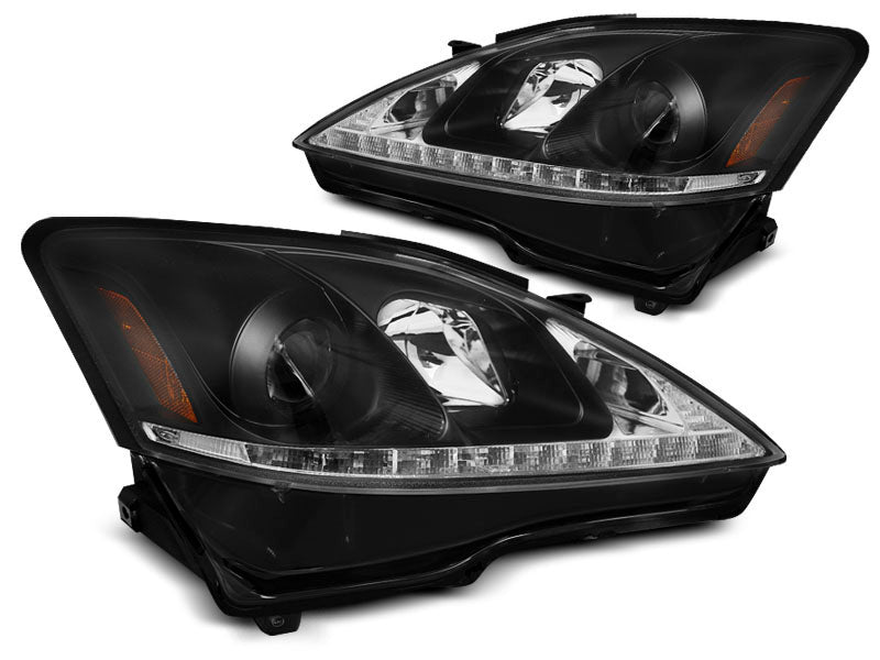 Tuning-Tec LED Tagfahrlicht Scheinwerfer für Lexus IS 06-13 schwarz