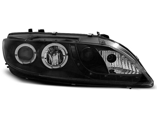 Tuning-Tec LED Tagfahrlicht Scheinwerfer für Mazda 6 02-07 schwarz