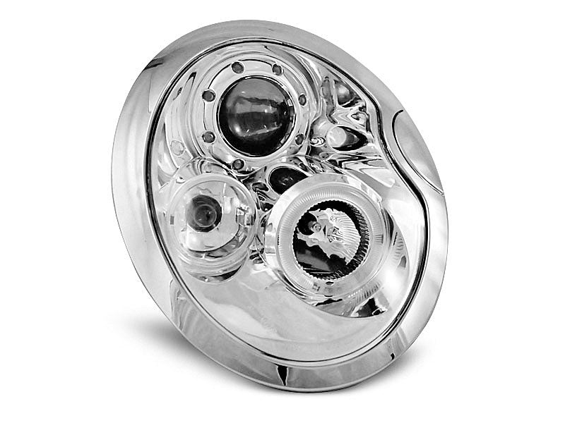 Tuning-Tec LED Angel Eyes Scheinwerfer für Mini (R53/R54/R56) 01-06 chrom
