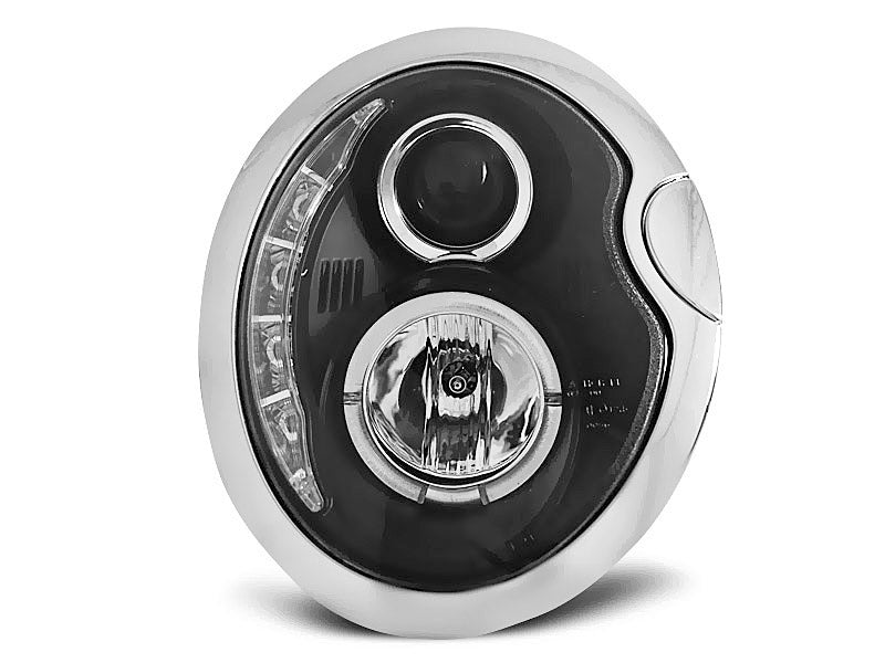 Tuning-Tec LED Tagfahrlicht Scheinwerfer für Mini Cooper 01-06 schwarz