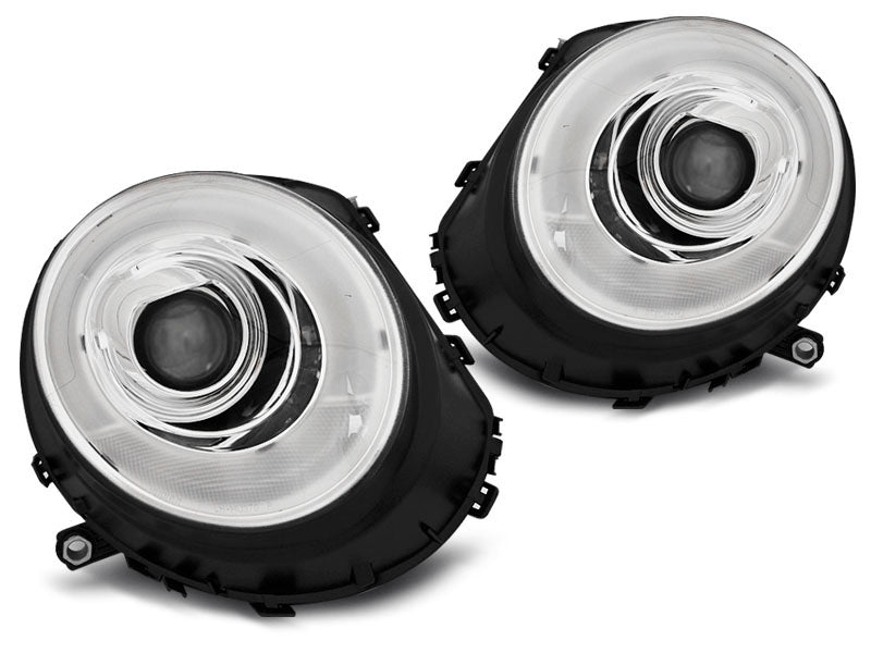 Tuning-Tec LED Tagfahrlicht Scheinwerfer für Mini Cooper R55/R56/R57 06-14 chrom mit LED Blinker LTI