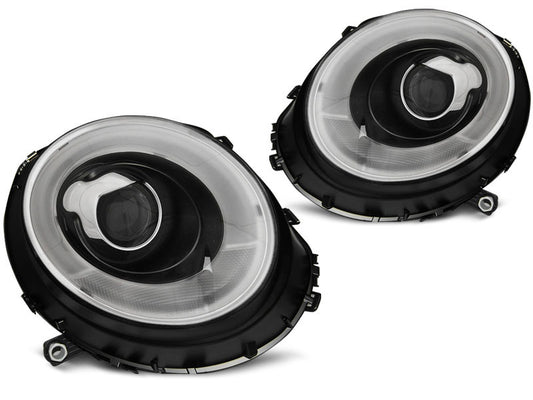 Tuning-Tec LED Tagfahrlicht Scheinwerfer für Mini Cooper R55/R56/R57 06-14 schwarz mit LED Blinker LTI