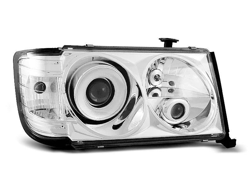 Tuning-Tec Klarglas Scheinwerfer für Mercedes Benz E-Klasse W124 93-95 chrom