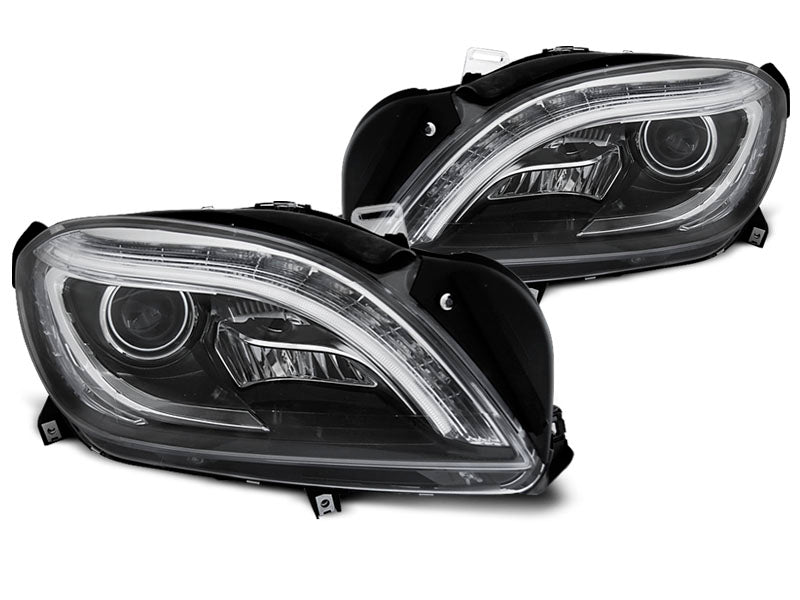 Tuning-Tec LED Tagfahrlicht Scheinwerfer für Mercedes Benz ML W166 11-15 schwarz