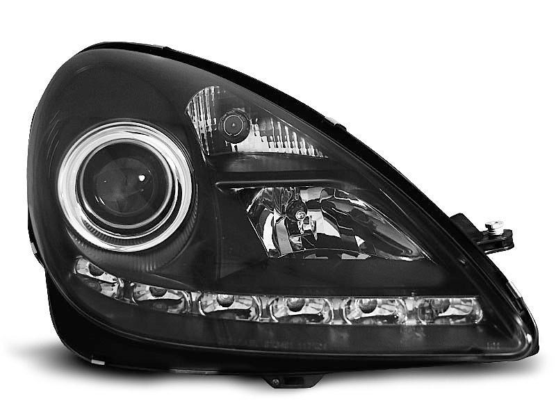 Tuning-Tec Xenon Tagfahrlicht Scheinwerfer für Mercedes Benz SLK R171 04-11 schwarz