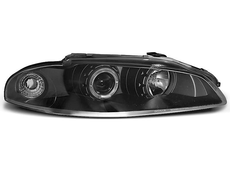 Tuning-Tec LED Angel Eyes Scheinwerfer für Mitsubishi Eclipse 97-98 schwarz