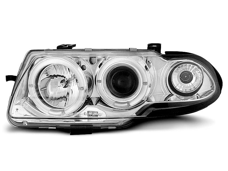 Tuning-Tec LED Angel Eyes Scheinwerfer für Opel Astra F 94-97 chrom