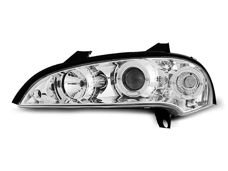 Tuning-Tec LED Angel Eyes Scheinwerfer für Opel Tigra A 94-00 chrom
