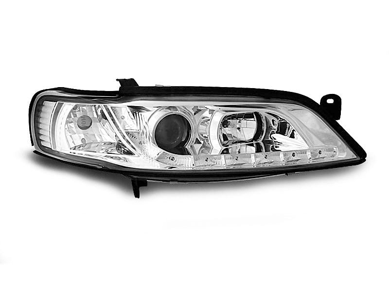 Tuning-Tec LED Tagfahrlicht Scheinwerfer für Opel Vectra B Facelift 99-02 chrom