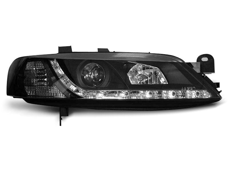 Tuning-Tec LED Tagfahrlicht Scheinwerfer für Opel Vectra B 95-98 schwarz
