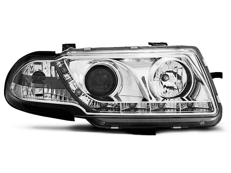 Tuning-Tec LED Tagfahrlicht Scheinwerfer für Opel Astra F 94-97 chrom