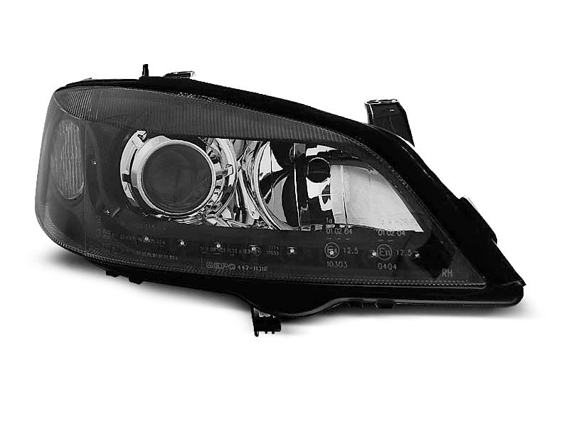 Tuning-Tec LED Tagfahrlicht für Scheinwerfer Opel Astra G 98-04 schwarz
