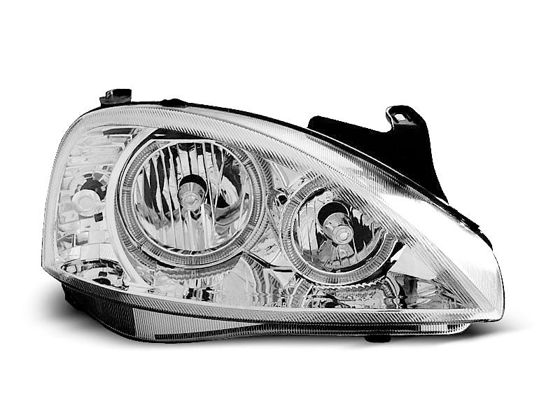Tuning-Tec Angel Eyes Scheinwerfer für Opel Corsa C 00-06 chrom