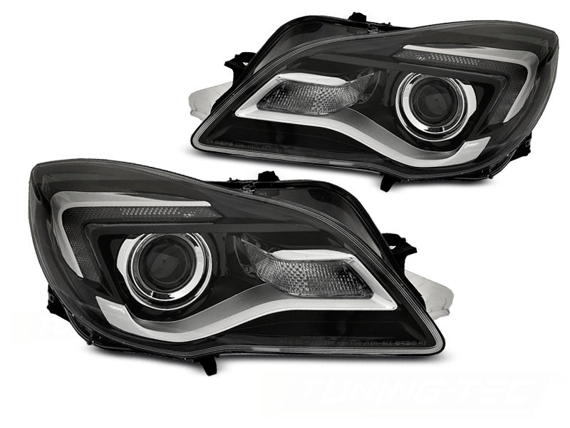 Tuning-Tec LED Tagfahrlicht Scheinwerfer für Opel Insignia Lim./Kombi 13-17 schwarz