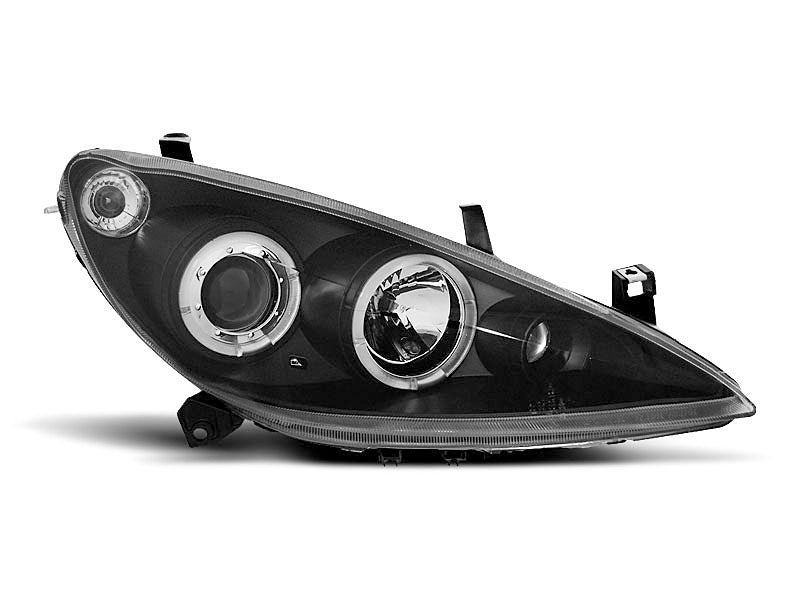 Tuning-Tec LED Angel Eyes Scheinwerfer für Peugeot 307 01-05 schwarz